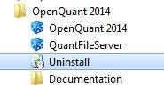 卸载OpenQuant